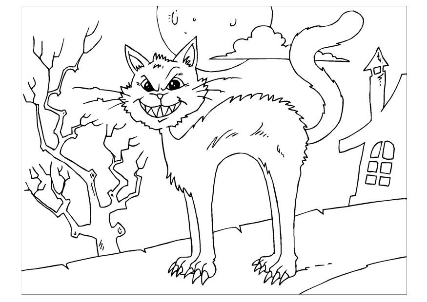 Coloriage chqt A  faire frA©mir